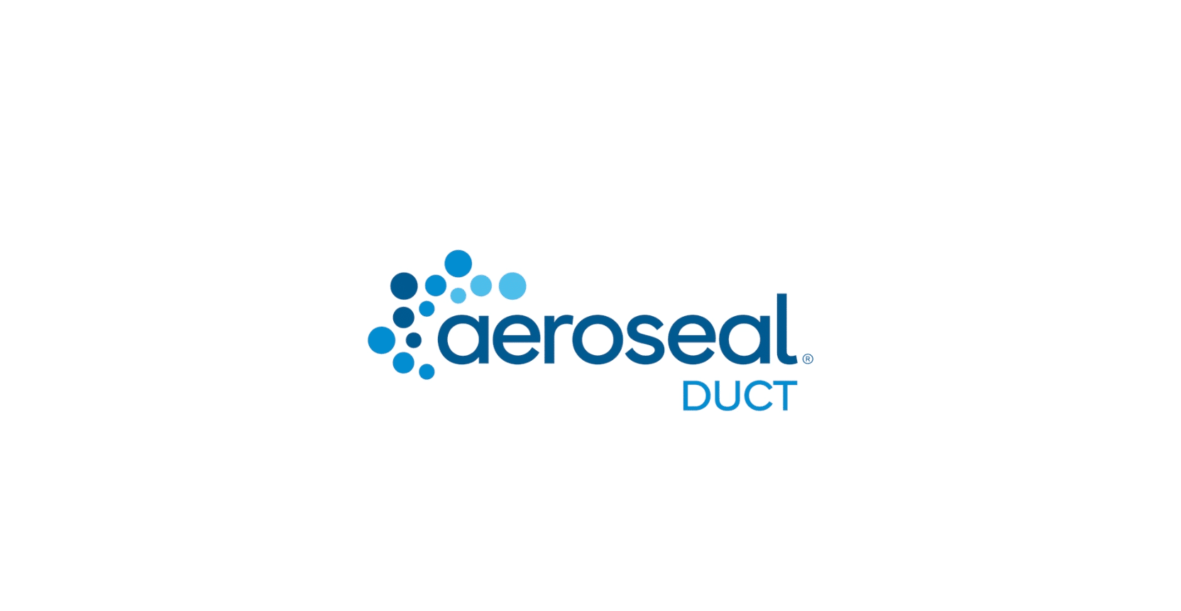 Image of aeroseal logo in shades of blue san serif font.